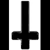 Эмодзи 🪦 Black aesthetic для Telegram — скачать