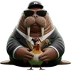 🧎‍♀️ Эмодзи «Морж» для Telegram