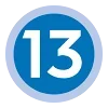 1️⃣ Эмодзи «⭕1⃣ красная ветка» для Telegram