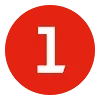 1️⃣ Эмодзи «⭕1⃣ красная ветка» для Telegram