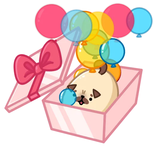 🎁 Эмодзи «Мопс Моши» для Telegram