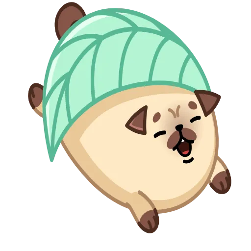 😴 Эмодзи «Мопс Моши» для Telegram