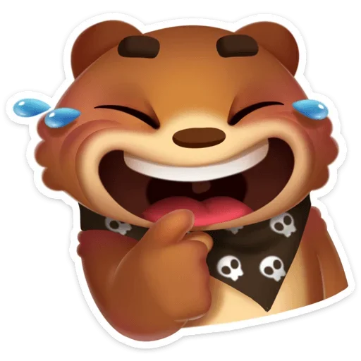 😂 Стикер «Мишка Мотя» для Telegram