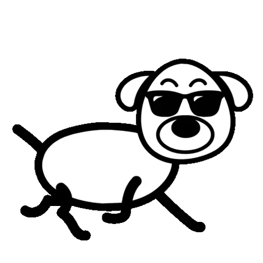 🐕 Стикер «Motion» для Telegram