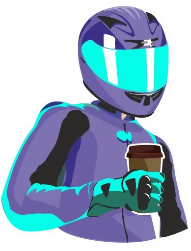 ☕ Стикер «motomem» для Telegram