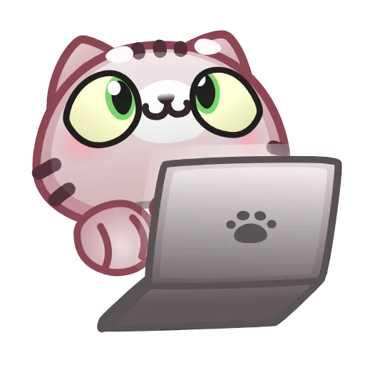 💻 Стикер «Motty Cat Emoji» для Telegram