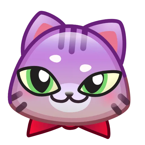 😈 Стикер «Motty Cat Emoji» для Telegram