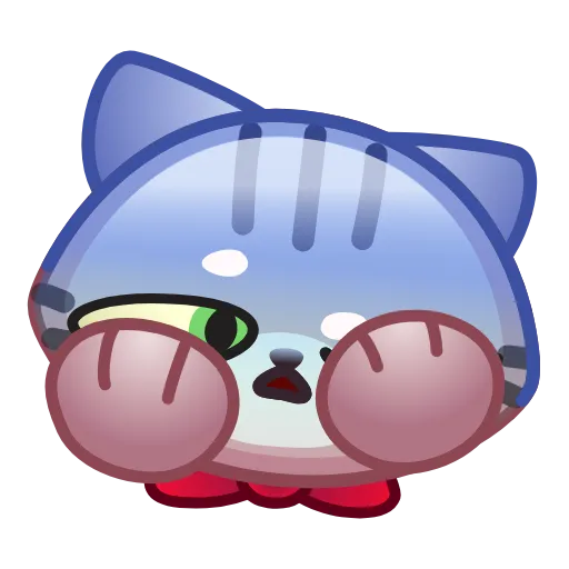 😨 Стикер «Motty Cat Emoji» для Telegram