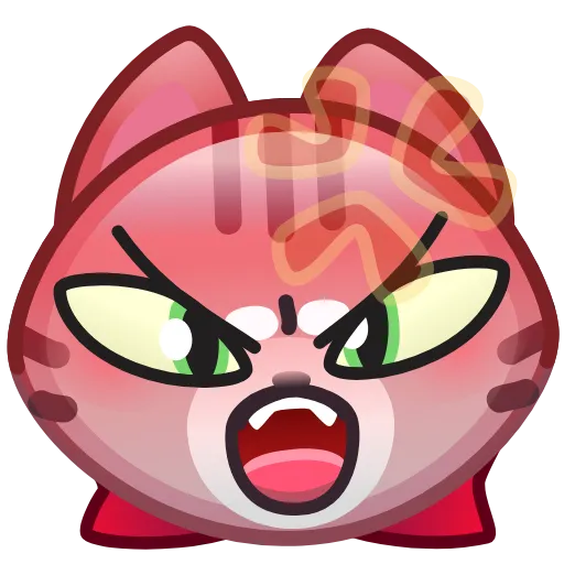 😡 Стикер «Motty Cat Emoji» для Telegram