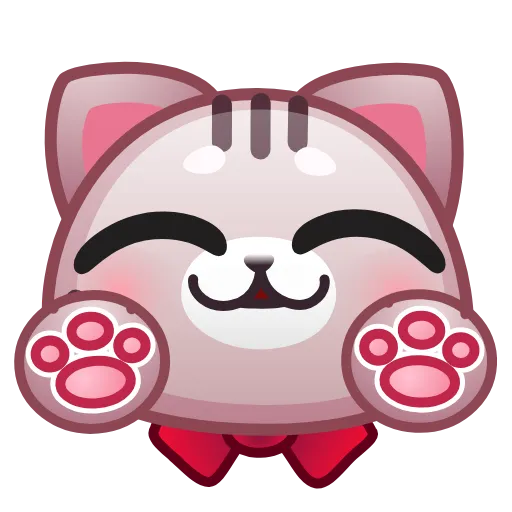 🐾 Стикер «Motty Cat Emoji» для Telegram
