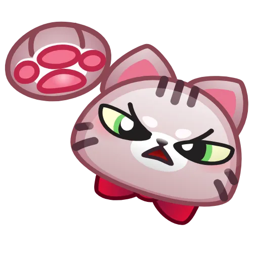 👊 Стикер «Motty Cat Emoji» для Telegram