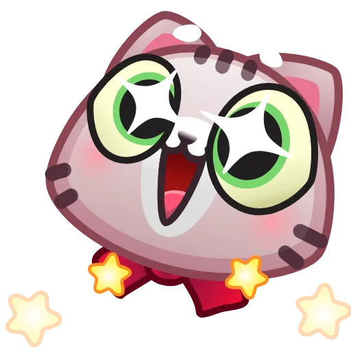 🤩 Стикер «Motty Cat Emoji» для Telegram