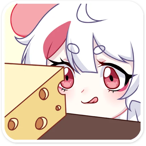 🧀 Стикер «Мауси в кофте без надписей» для Telegram