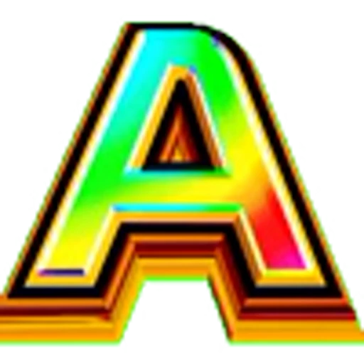 Эмодзи Rainbow font для Telegram — скачать