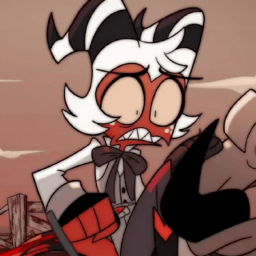 ☹️ Стикер «Moxy 666 / helluva boss» для Telegram