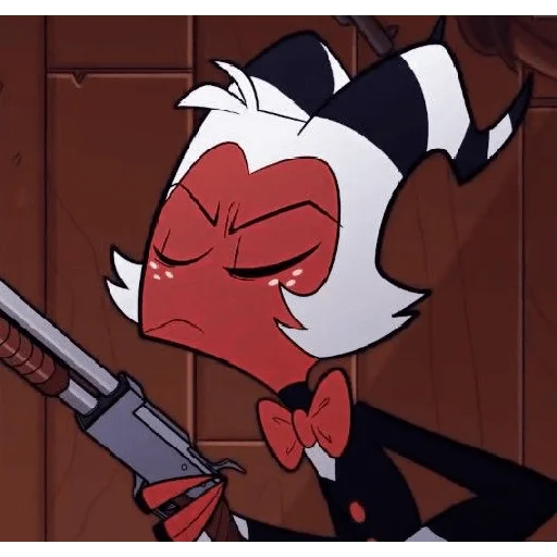 👿 Стикер «Moxy 666 / helluva boss» для Telegram