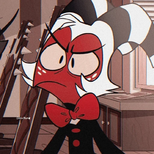 👿 Стикер «Moxy 666 / helluva boss» для Telegram