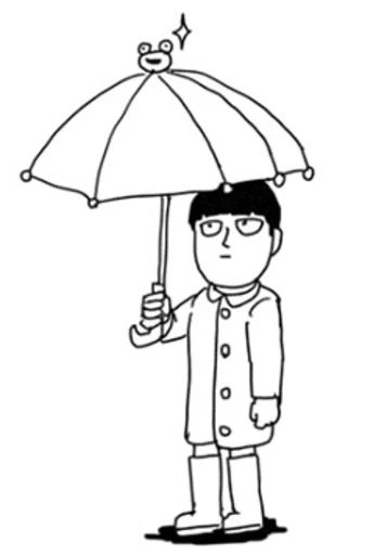 Стикерпак mob psycho 100 manga для Telegram — скачать