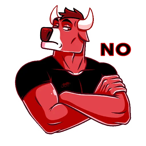 👎 Стикер «MrBull» для Telegram