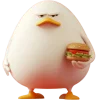 🍔 Эмодзи «Мистер Яйцо» для Telegram