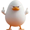 👍 Эмодзи «Мистер Яйцо» для Telegram