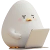 💻 Эмодзи «Мистер Яйцо» для Telegram