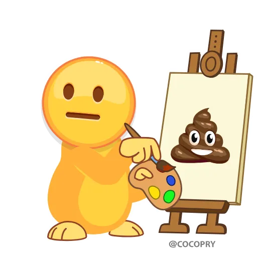 💩 Стикер «MR EMOJI 2» для Telegram