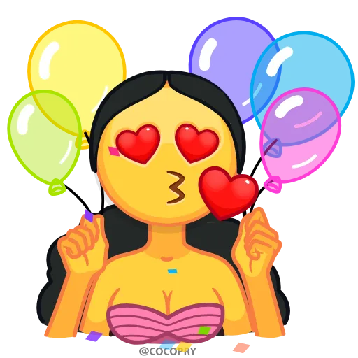 🥳 Стикер «MR EMOJI 2» для Telegram