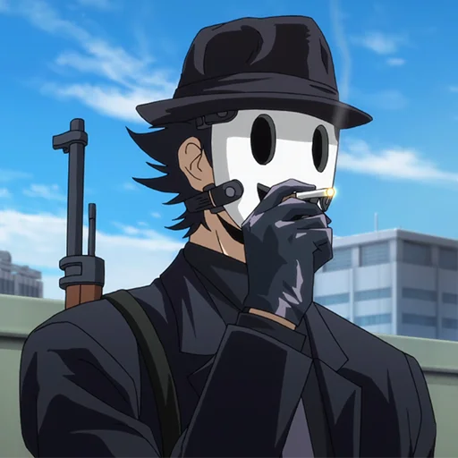 🚬 Стикер «? Mr. Mask» для Telegram