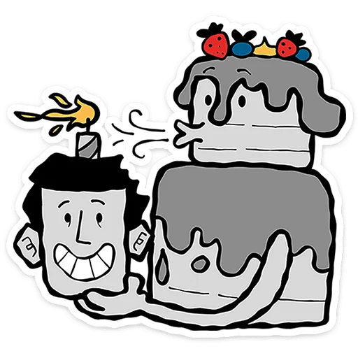 🌟 Стикер «Человек без имени» для Telegram