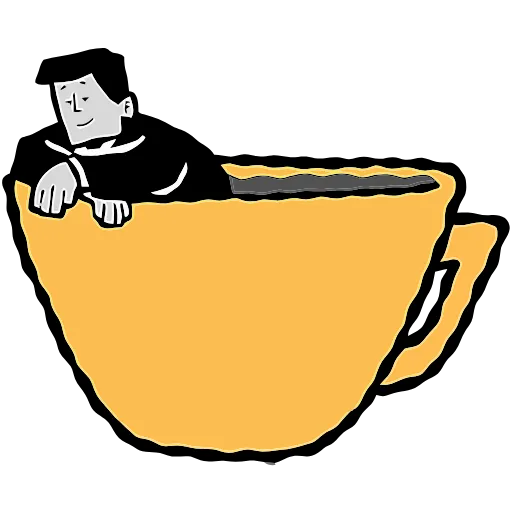 ☕ Эмодзи «Человек без имени» для Telegram