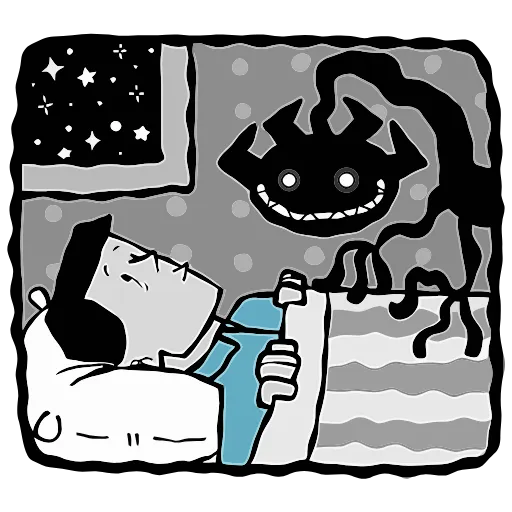 😴 Эмодзи «Человек без имени» для Telegram