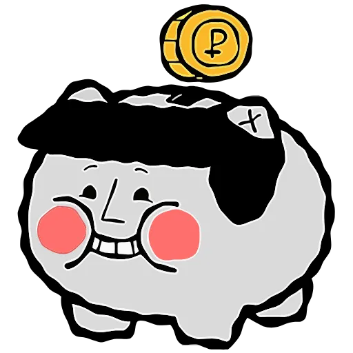 🤑 Эмодзи «Человек без имени» для Telegram