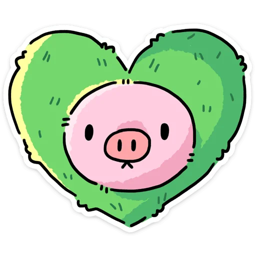 ❤️ Стикер «Мрак и Люля 2.0» для Telegram