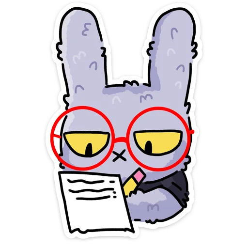 🤓 Стикер «Мрак и Люля 2.0» для Telegram