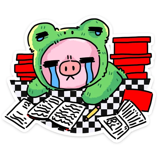 😭 Стикер «Мрак и Люля 2.0» для Telegram