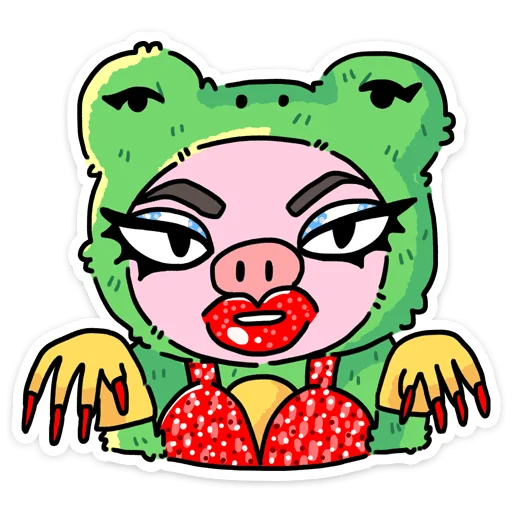 💅 Стикер «Мрак и Люля 2.0» для Telegram