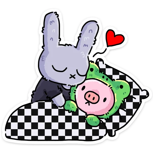 😘 Стикер «Мрак и Люля 2.0» для Telegram