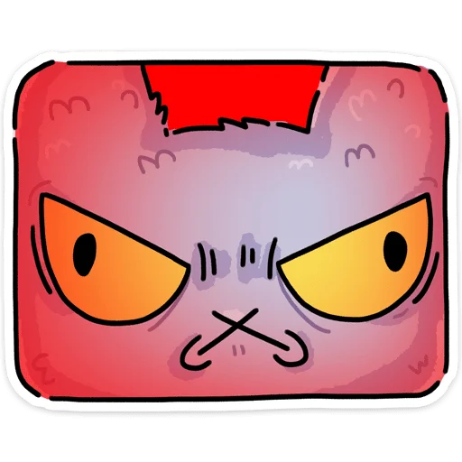 😡 Стикер «Мрак и Люля 2.0» для Telegram