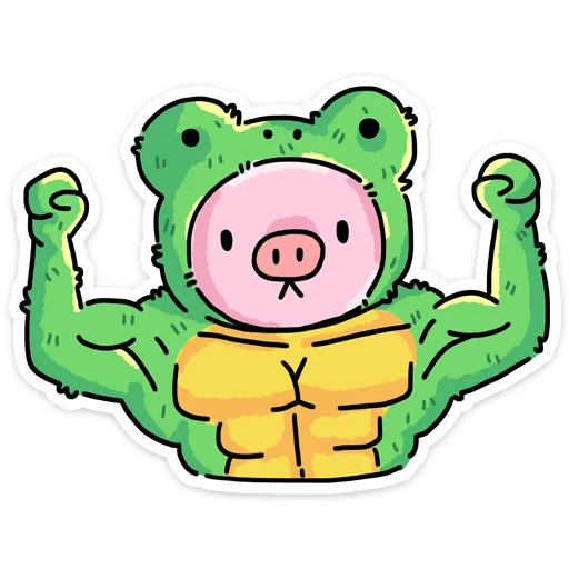 💪 Стикер «Мрак и Люля 2.0» для Telegram
