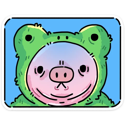 🐷 Стикер «Мрак и Люля 2.0» для Telegram