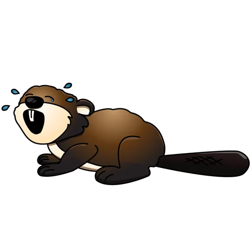 😭 Стикер «Mr.Beaver» для Telegram