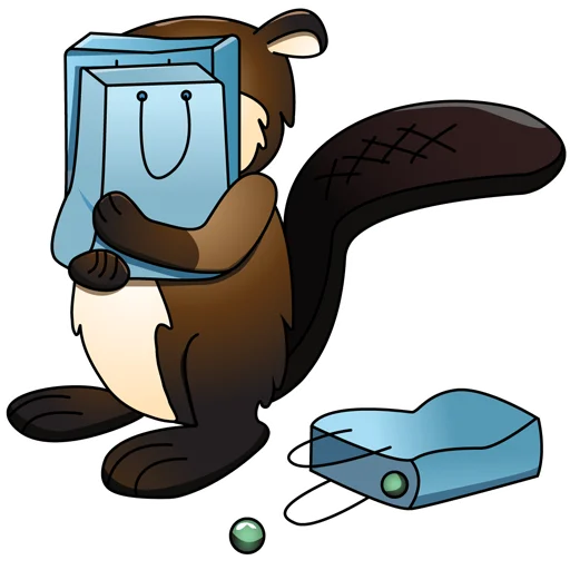 🛍 Стикер «Mr.Beaver» для Telegram