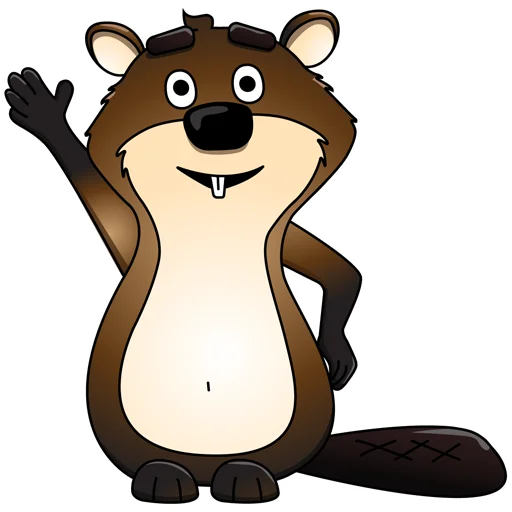👋 Стикер «Mr.Beaver» для Telegram