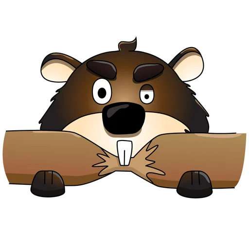 ✊ Стикер «Mr.Beaver» для Telegram