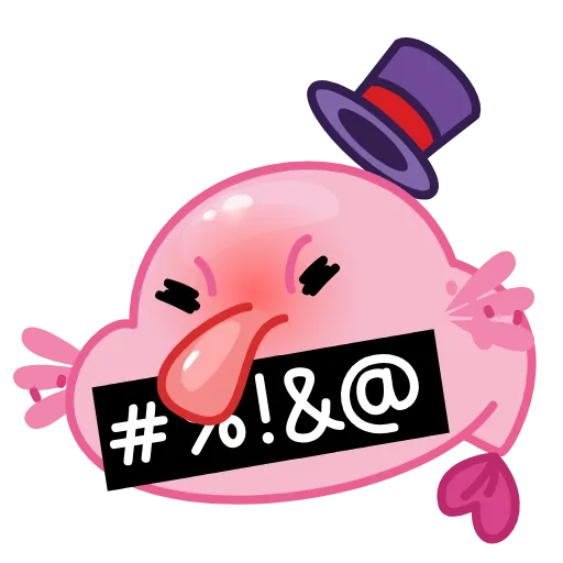 🤬 Эмодзи «🤨 Mr. Blob emoji» для Telegram