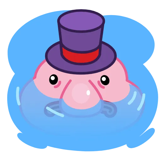 🛁 Эмодзи «🤨 Mr. Blob emoji» для Telegram