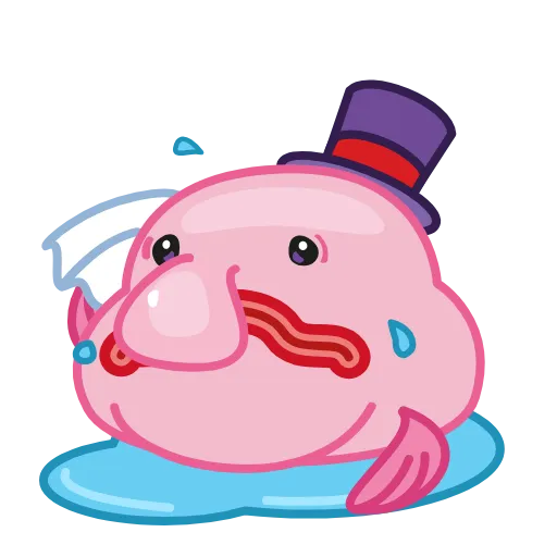 😓 Эмодзи «🤨 Mr. Blob emoji» для Telegram