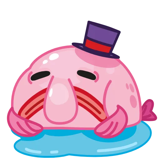 Эмодзи 🤨 Mr. Blob emoji для Telegram — скачать