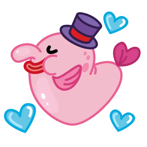 ❤️ Эмодзи «🤨 Mr. Blob emoji» для Telegram